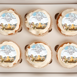 Pooh Bear Baby Shower Cupcake Toppers