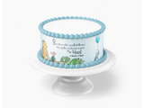 Pooh Bear Edible Icing Wraps | Custom Baby Shower Cake Design