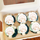 woodland cupcake topper