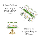 Safari baby shower cake topper jungle cake topper