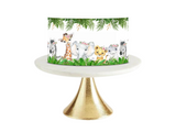 Safari baby shower cake topper jungle cake topper