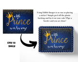 Prince Baby Shower Cake Topper