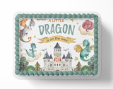 Dragon Baby Shower Cake Topper,  A Little Dragon is on The Way, Boy Dragon Baby Shower, Girl Dragon baby Shower, Watercolor Dragons, Mythical Storybook Baby Shower