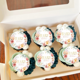 Baby In Bloom Cupcake Toppers