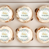 Baby In Bloom Cupcake Toppers