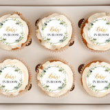 Baby In Bloom Cupcake Toppers