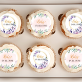 Baby In Bloom Cupcake Toppers