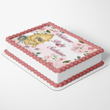 POOH BEAR BABY SHOWER CAKE EDIBLE IMAGE CAKE WRAP CUSTOMIZABLE DECORATIONS