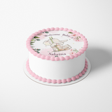 Elephant and Bunny Sheet Cake Topper