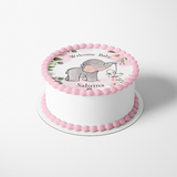 Elephant Sheet Cake Topper