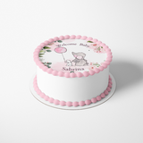 Elephant Baby Shower Sheet Cake Topper