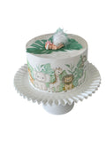 Safari Baby shower cake Edible Image Cake Wrap Icing Sheet Safari jungle Baby