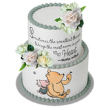 Pooh Bear Edible Cake Wraps | Baby Shower | Single or Tiered Cakes