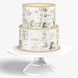 Pooh Bear Picture on Cake | Baby Shower Edible Topper