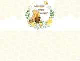 Pooh Bear Cake Topper | Personalized Edible Image | Girl Shower