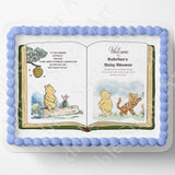 Pooh Bear Cake Topper | Baby Shower | Vintage Story Book | Classic Pooh
