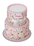 Elephant Baby Shower Cake Topper, Elephant cake Decorations, Cake Wrap, Sheet Cake Topper