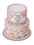 Elephant Baby Shower Cake Topper, Elephant cake Decorations, Cake Wrap, Sheet Cake Topper