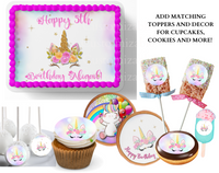 UNICORN CAKE TOPPER