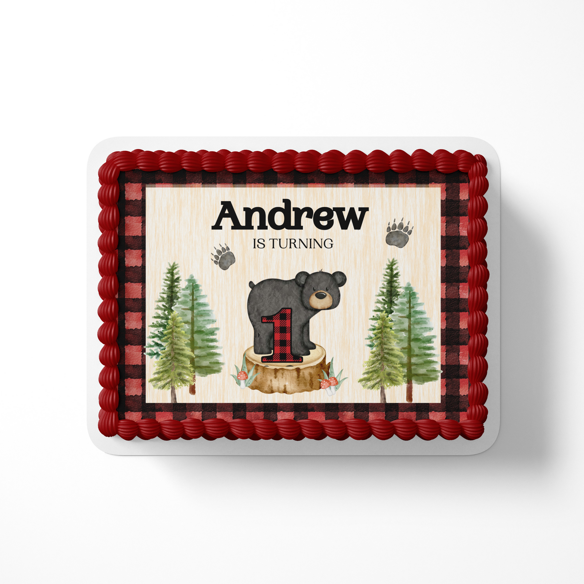 WOODLAND CAKE TOPPER