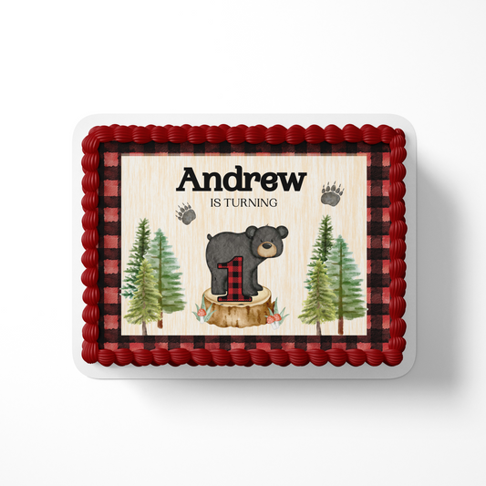 WOODLAND CAKE TOPPER