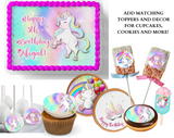 UNICORN CAKE TOPPER