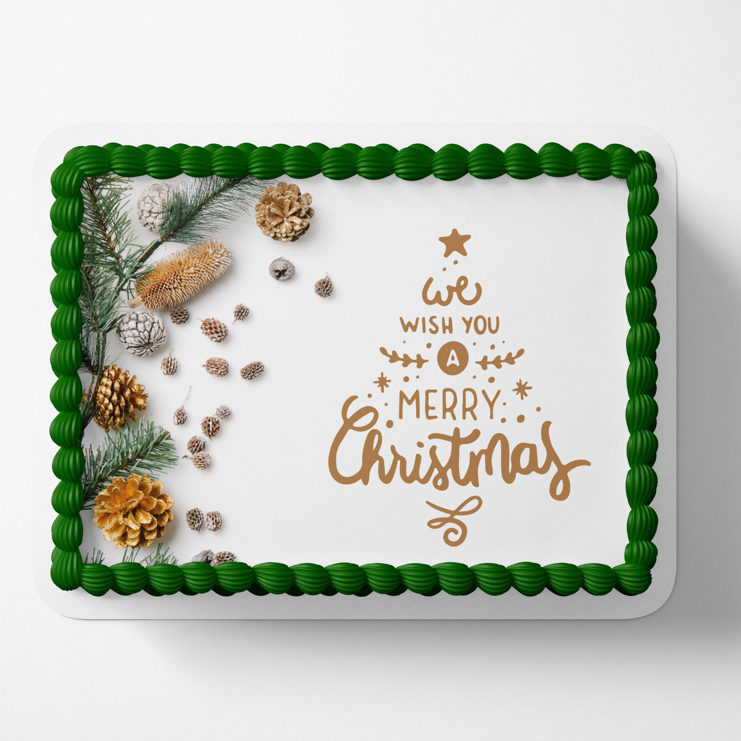 CHRISTMAS CAKE TOPPER Personalizable christmas cake topper custom christmas cake topper