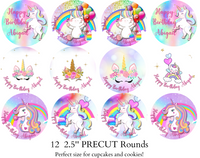 UNICORN CAKE TOPPER
