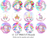 UNICORN CAKE TOPPER