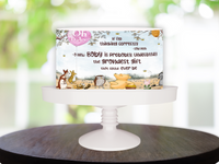 Classic Pooh Bear Cake Wrap | Baby Shower Edible Image Strips | Edible cake image