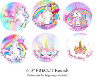 UNICORN CAKE TOPPER