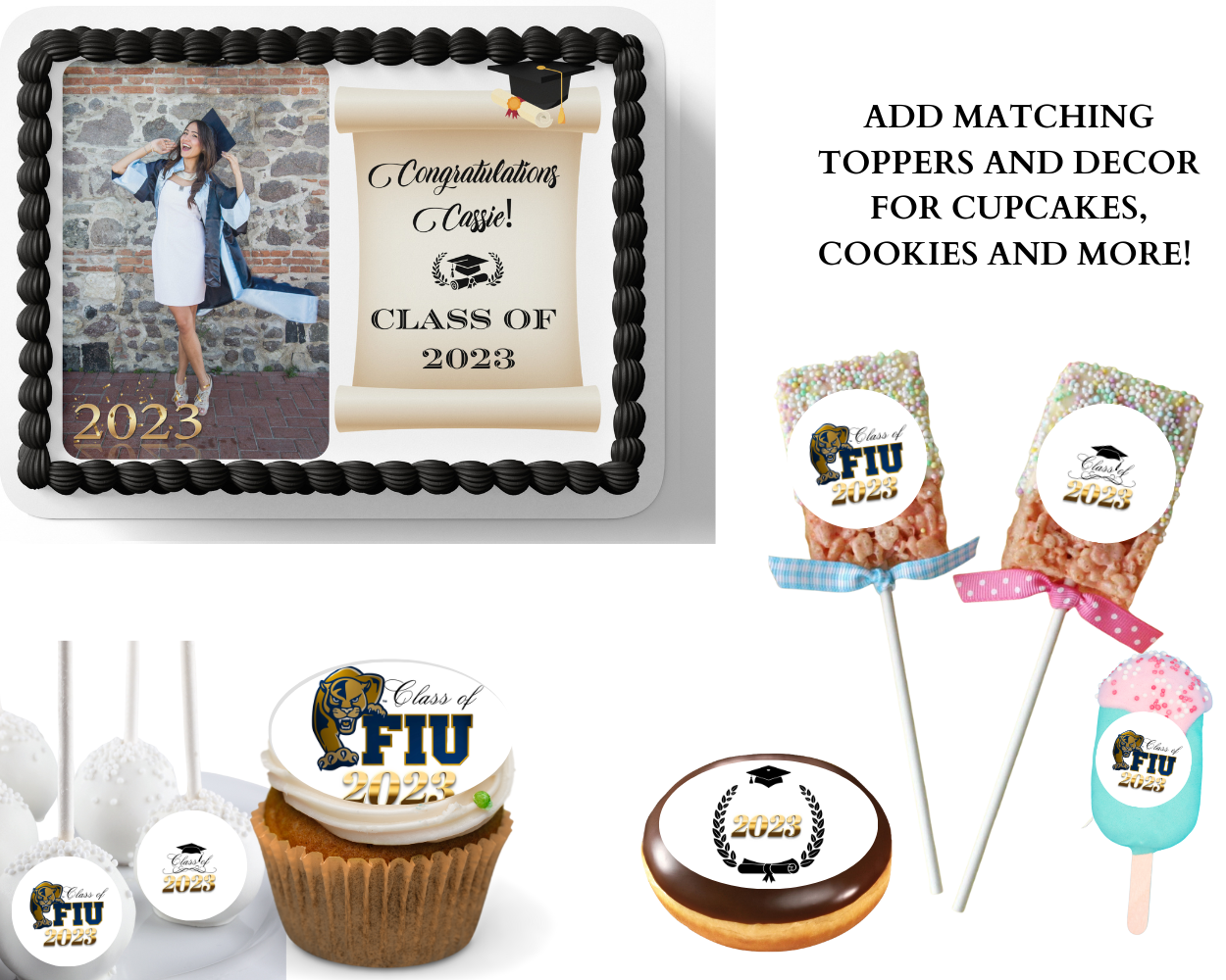 Graduation Cake Topper Graduation Decorations