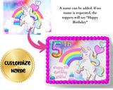 UNICORN CAKE TOPPER