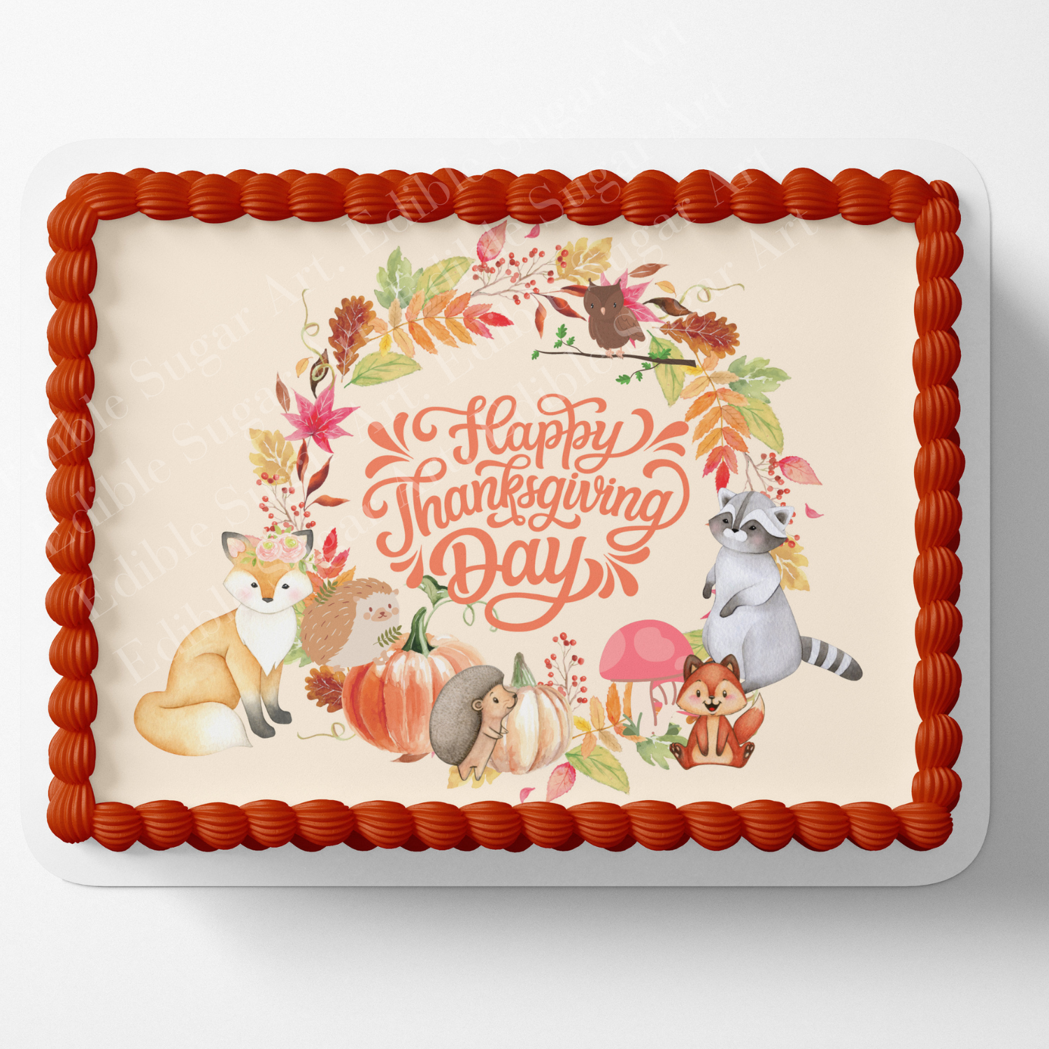 Thanksgiving Cake Topper, Thanksgiving Cupcake Toppers, Thanksgiving Dessert Decorations, Fall Cake topper, Fall Cupcake Toppers