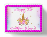 UNICORN CAKE TOPPER