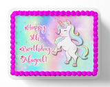 UNICORN CAKE TOPPER