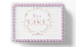 IT'S A GIRL CAKE TOPPER