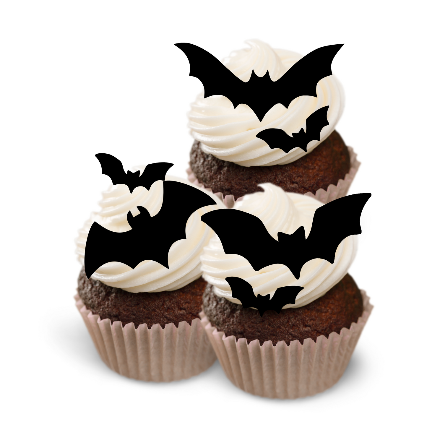 Halloween Bats Cupcake Topper, Freaking Bats, Edible Bats, Halloween Decor, Halloween Cupcake Toppers