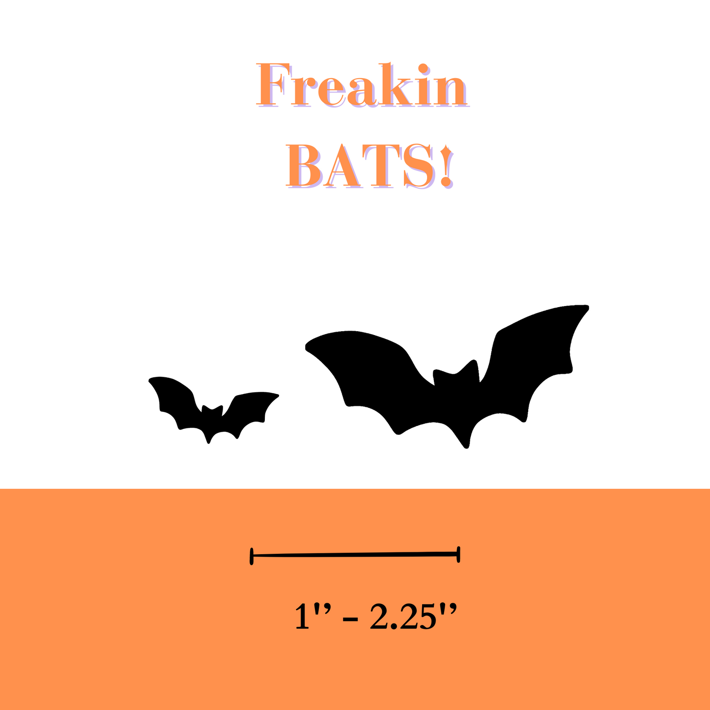 Halloween Bats Cupcake Topper, Freaking Bats, Edible Bats, Halloween Decor, Halloween Cupcake Toppers