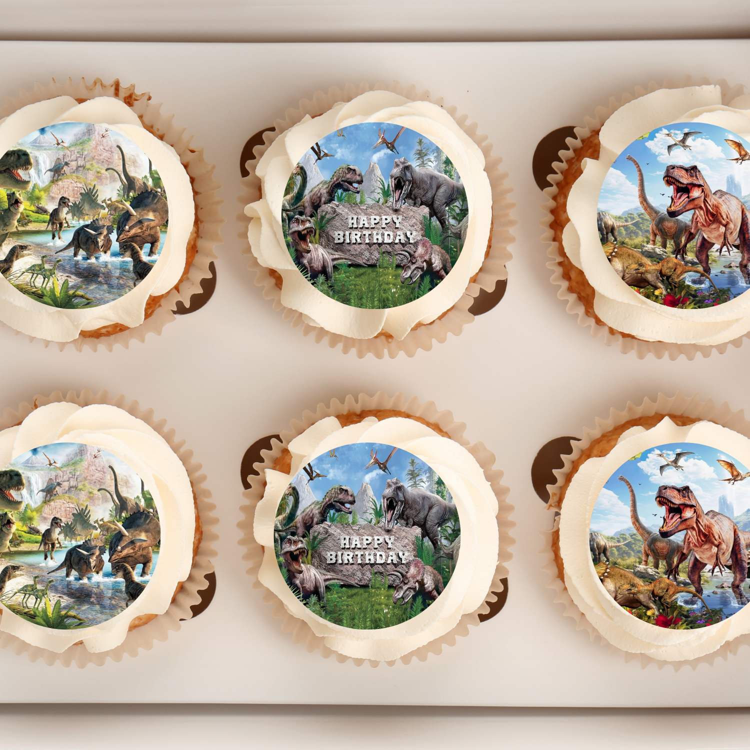 Jurassic Park Cupcake Toppers Dinosaur Party
