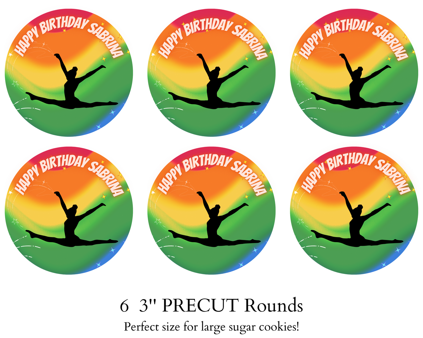 GYMNASTIC CAKE TOPPER, GYMNASTIC PARTY, GYMNASTIC CAKE