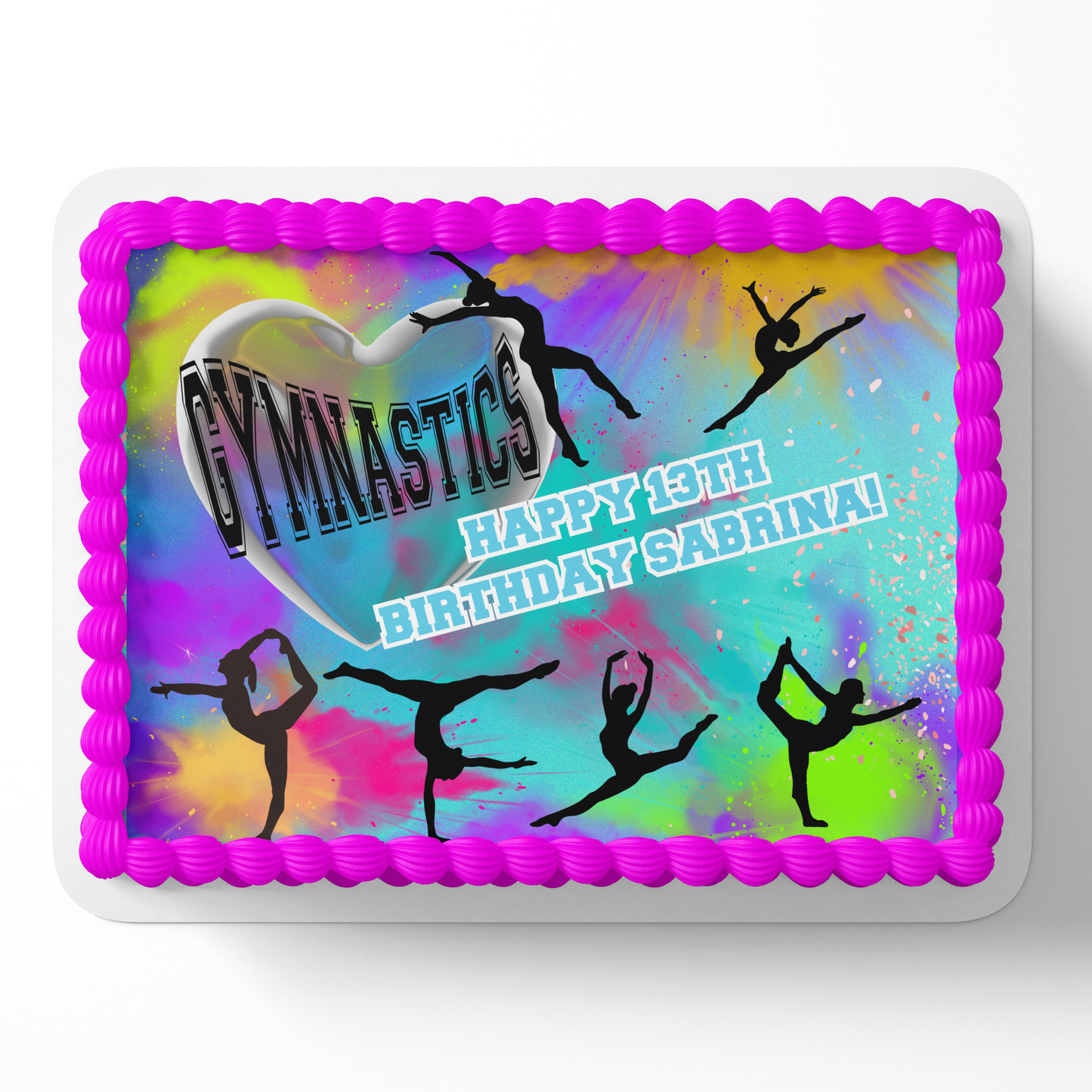 GYMNASTIC CAKE TOPPER, GYMNASTIC PARTY, GYMNASTIC CAKE