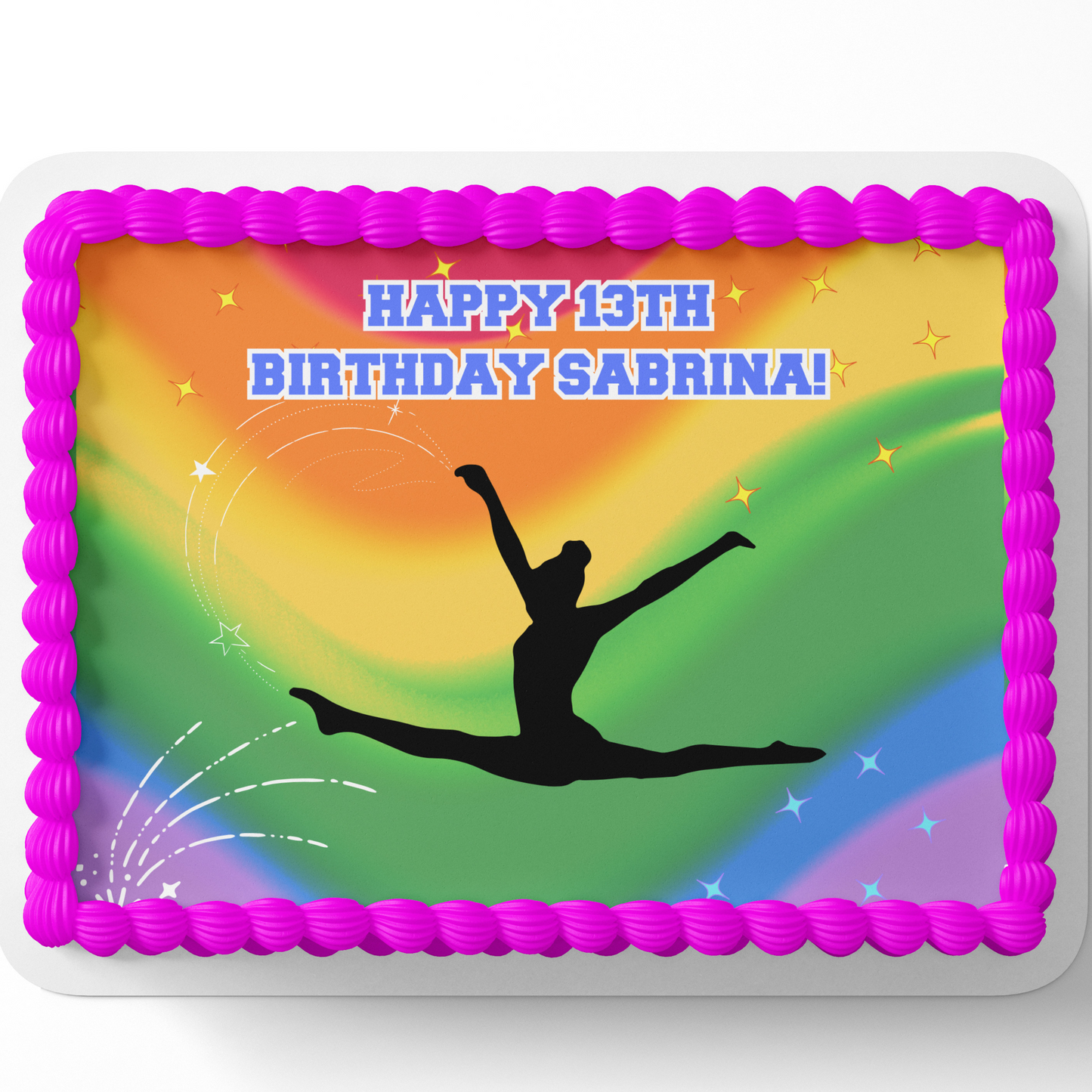 GYMNASTIC CAKE TOPPER, GYMNASTIC PARTY, GYMNASTIC CAKE