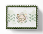 A sweet baby boy safari baby shower