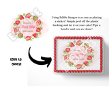 Berry First Birthday Cake Topper Strawberry Birthday cake Topper