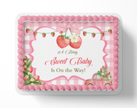 Berry Sweet Cake Topper Strawberry Cake Topper, Berry Sweet Baby Shower
