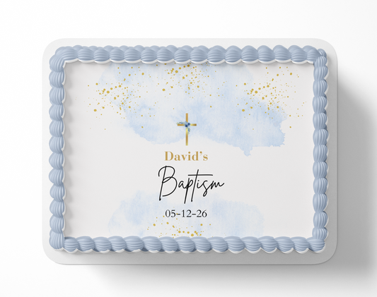 Baptism Cake Toppers Edible Baptism Cake Topper Christening Cake Topper