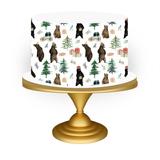 Christmas Bear cake wrap 
