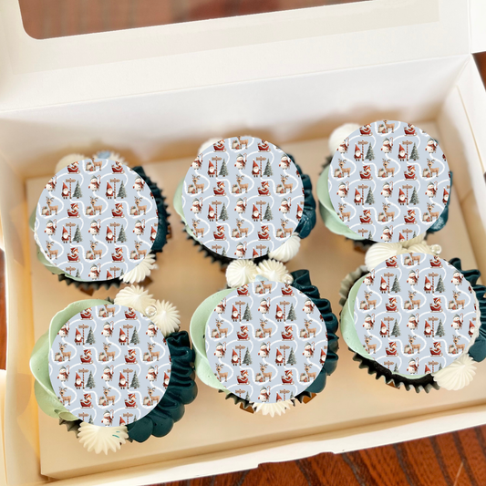 Christmas Cupcake toppers