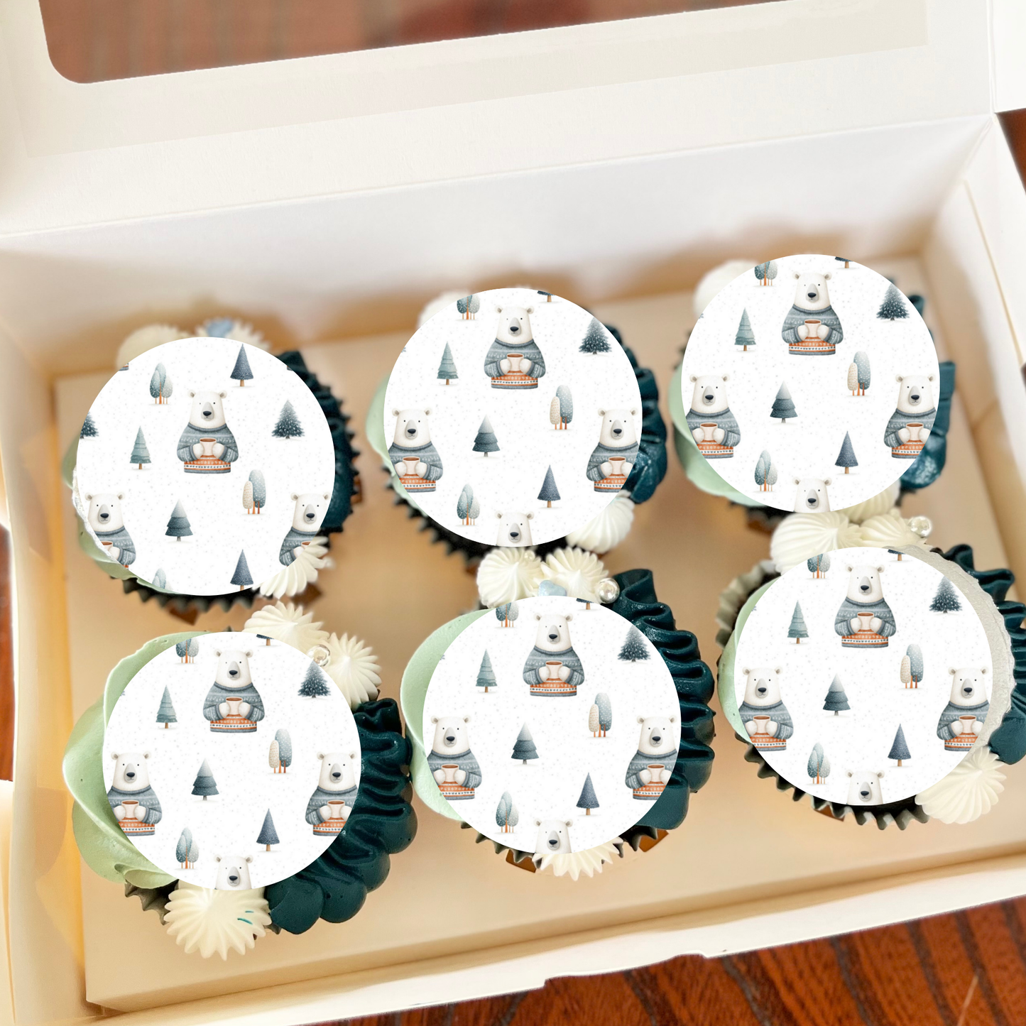 Christmas Cupcake toppers